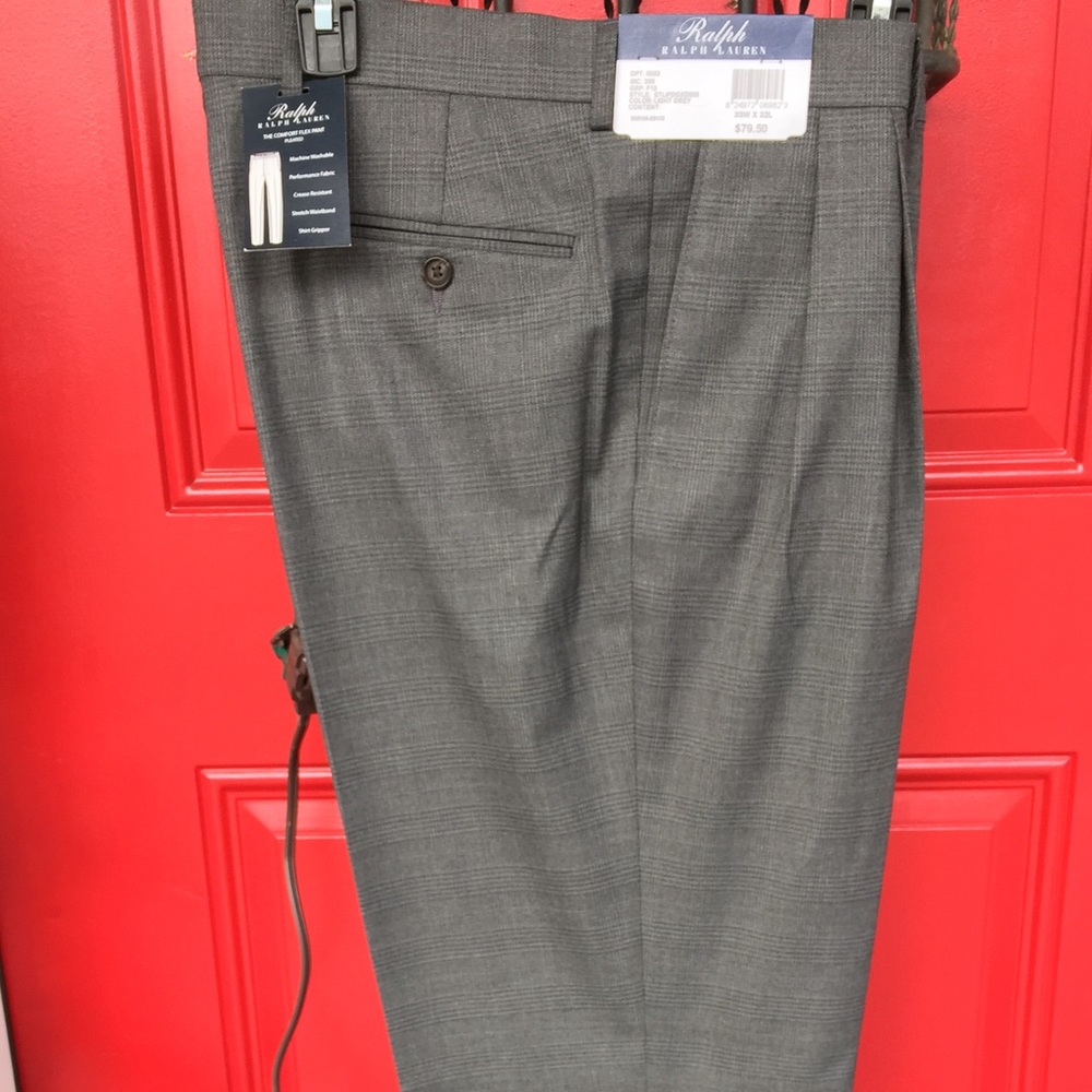 Ralph Lauren Men’s Dress Pants grey 33x32